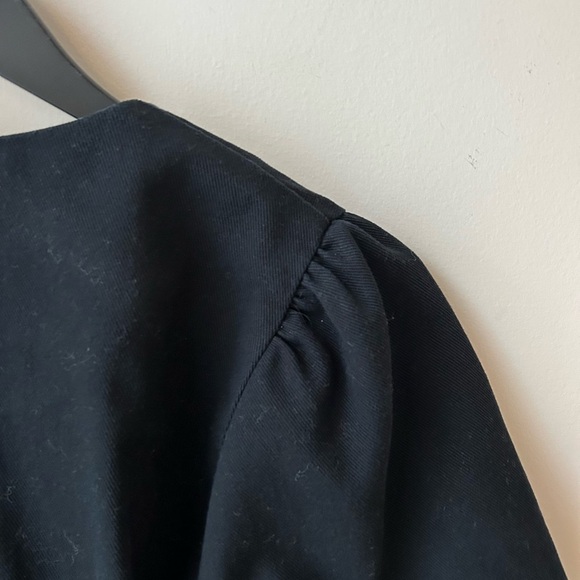 Oak+Fort puffy shoulder cropped blazer - Picture 8 of 11